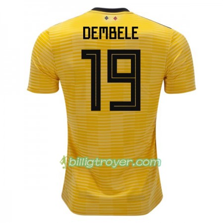 Billige Fotballdrakter Belgia Dembele 19 VM 2018 Bortedraktsett